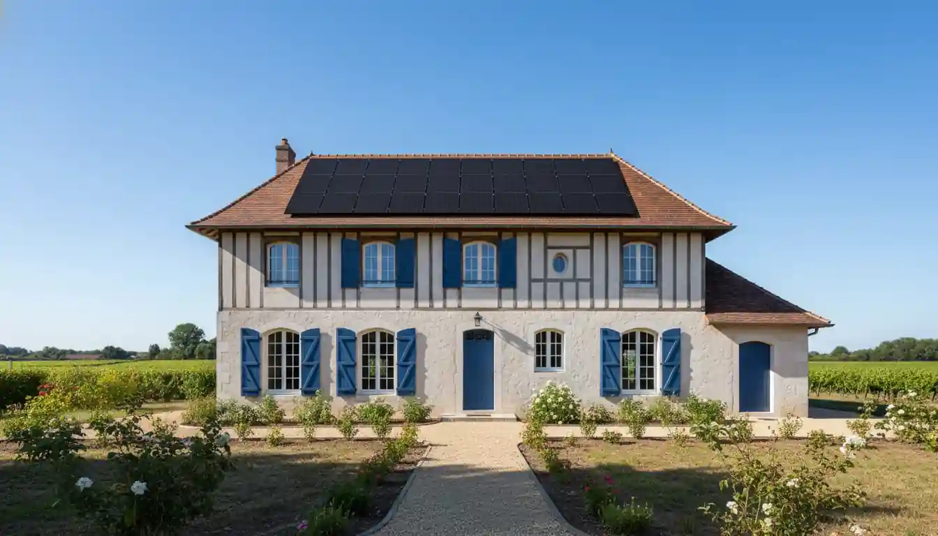 Installation de Panneaux Solaires à Pomerol, Catusseau