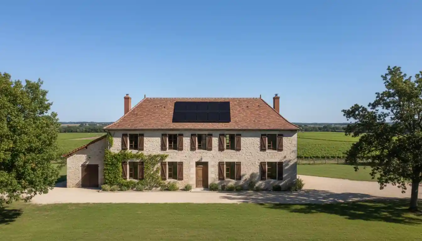 Installation de Panneaux Solaires à Pomerol, Château Beauregard
