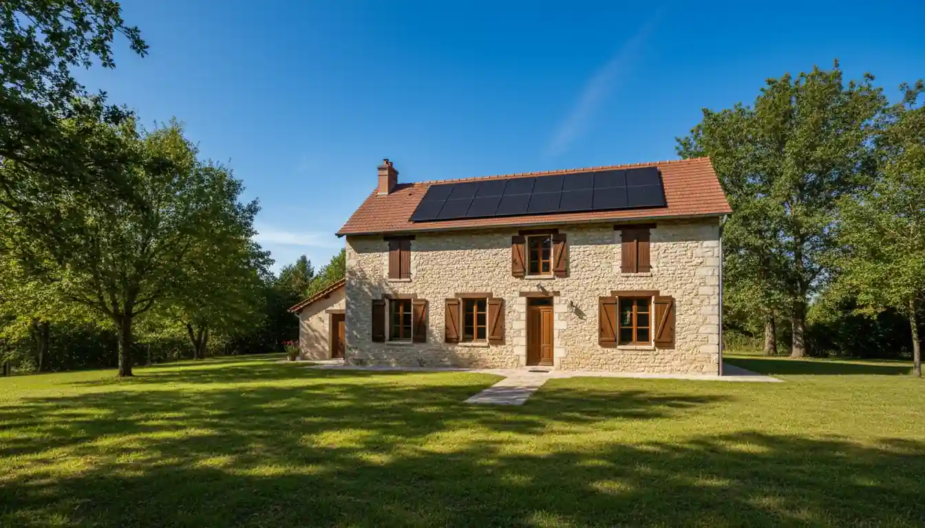 Installation de Panneaux Solaires à Pomerol, Le Moulin